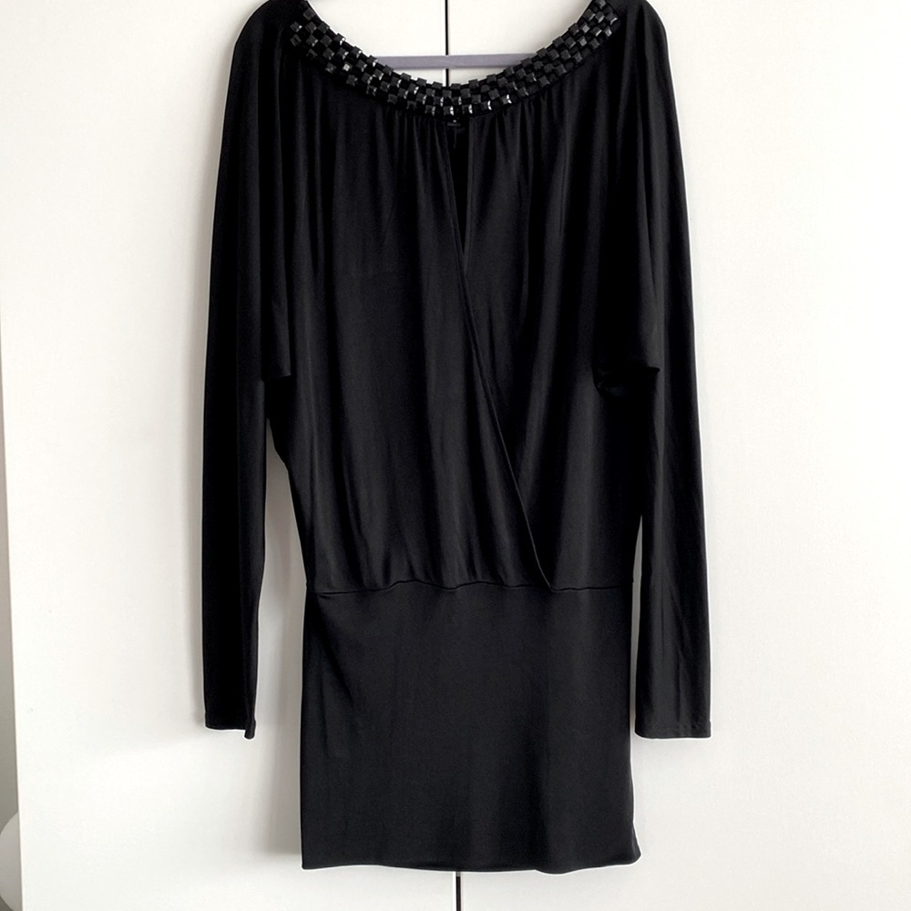 Chick Mini Black  BEBE Dress Size M.